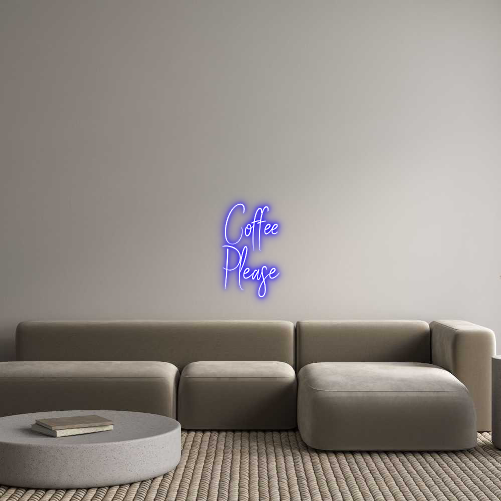 Custom Neon Sign Online Editor Coffee
Please