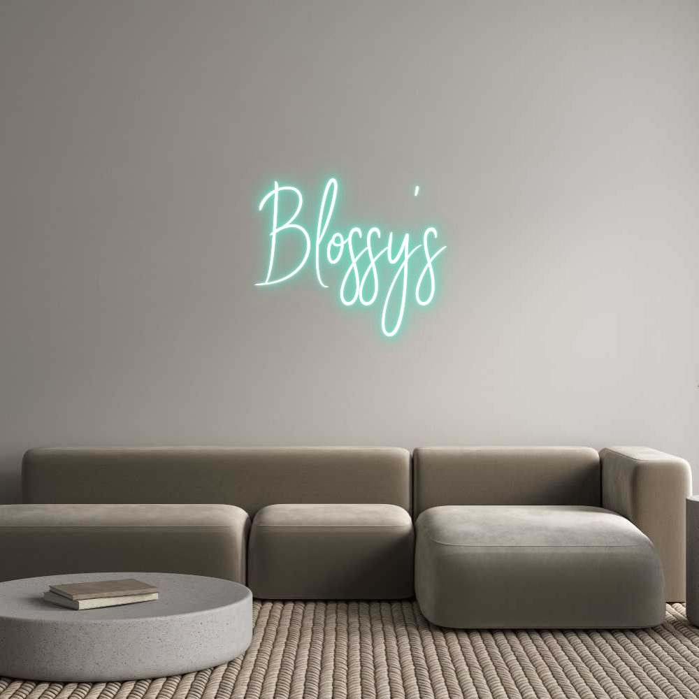 Custom Neon Sign Online Editor Blossy's