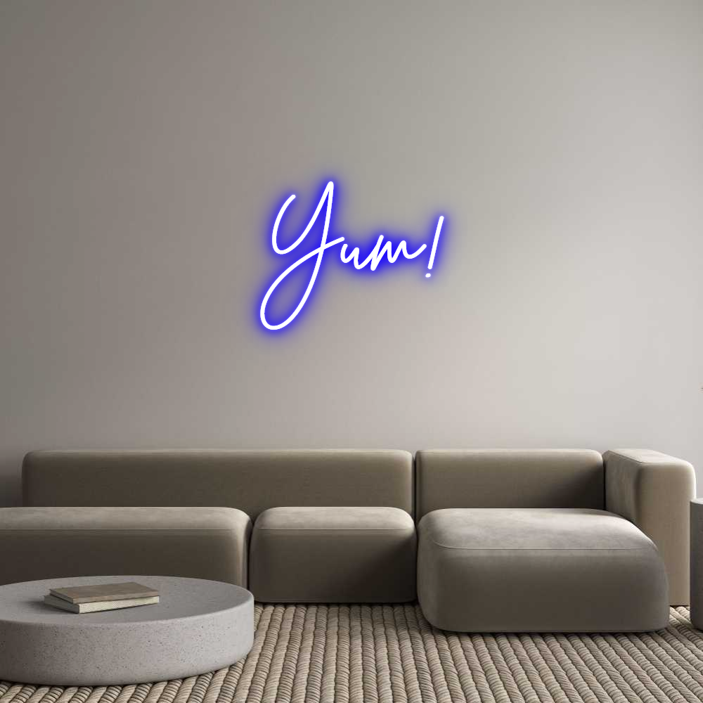 Custom Neon Sign Online Editor Yum!