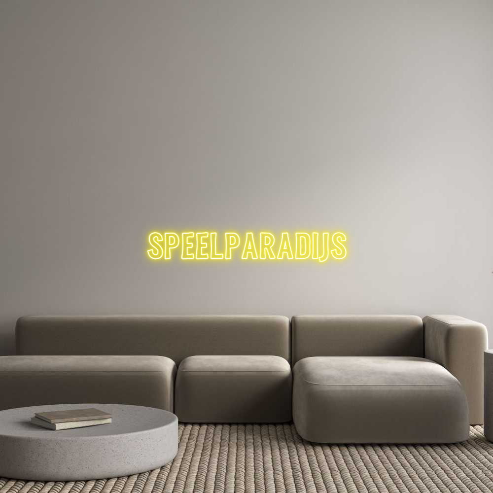 Custom Neon Sign Online Editor SPEELPARADIJS