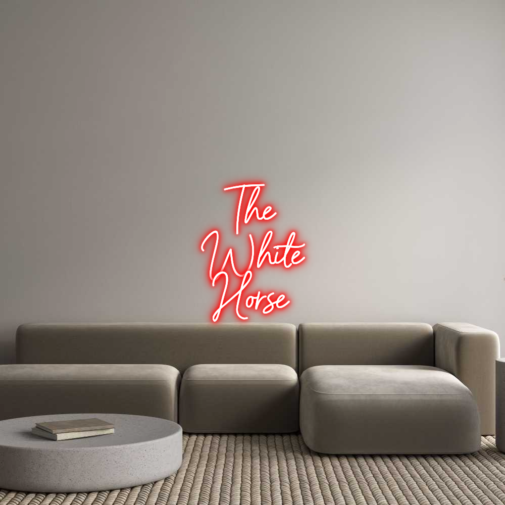 Custom Neon Sign Online Editor The
White
H...