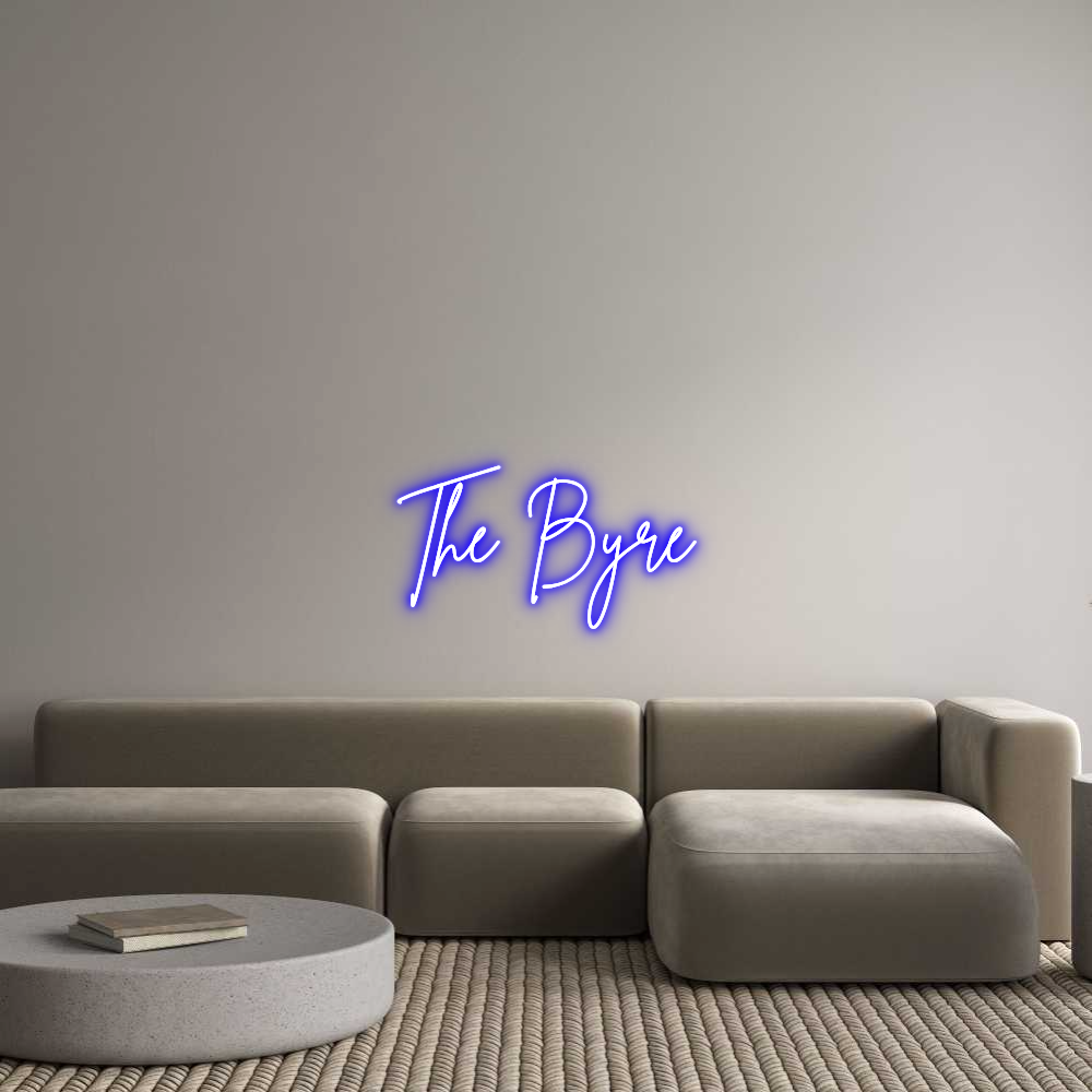 Custom Neon Sign Online Editor The Byre