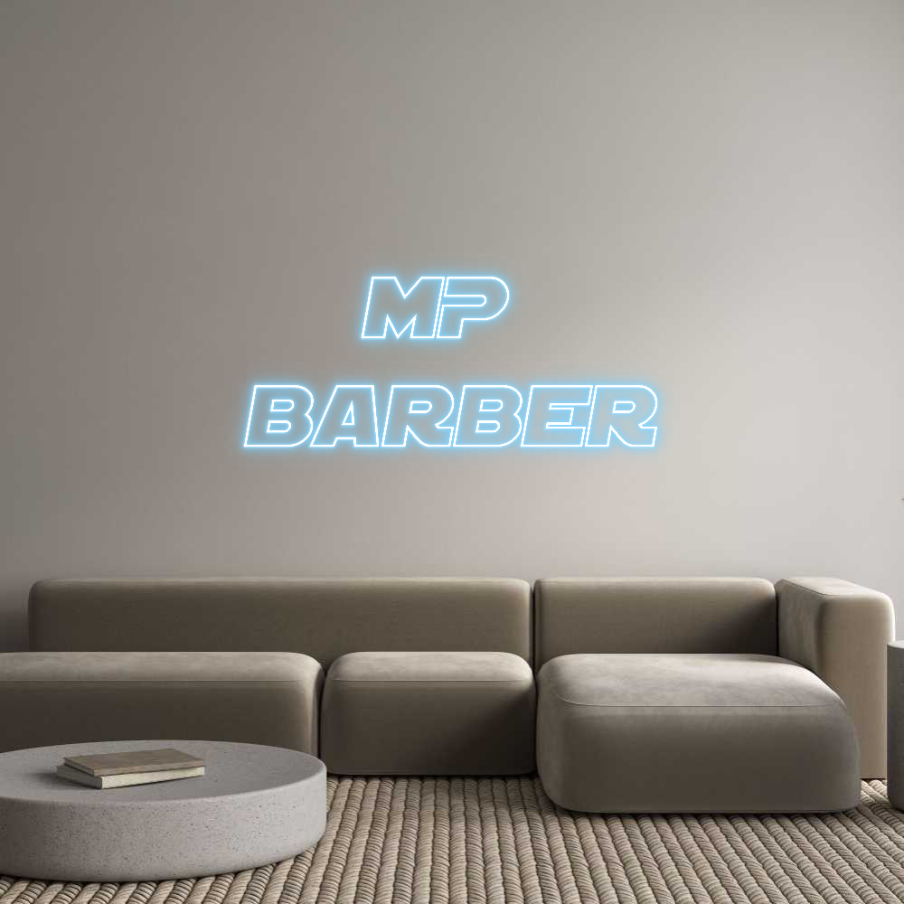 Custom Neon Sign Online Editor MP 
Barber