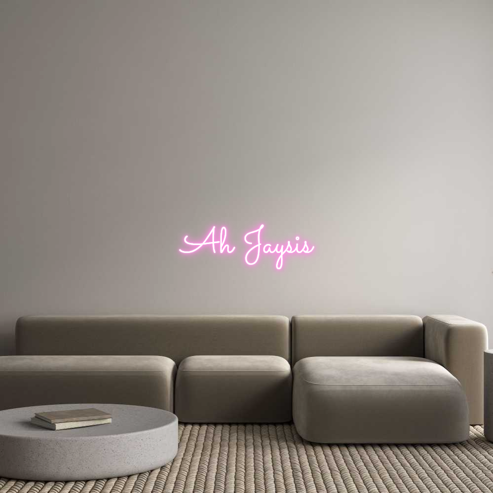 Custom Neon Sign Online Editor Ah Jaysis