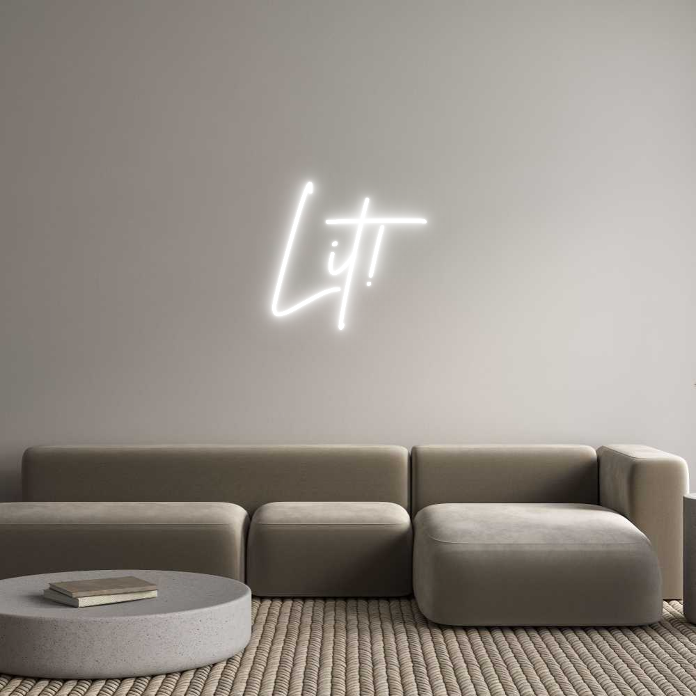 Custom Back Lit Neon Sign Online Editor Lit!