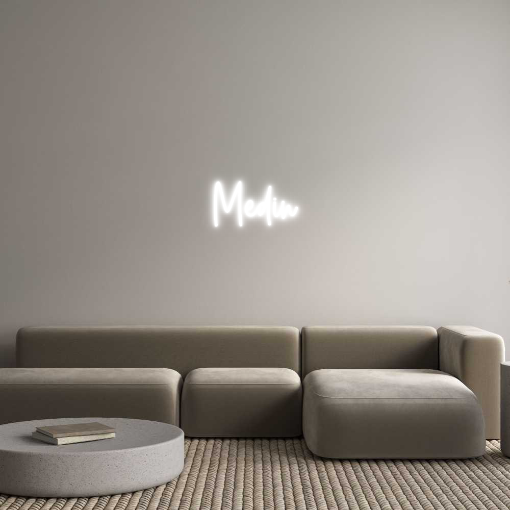 Custom Neon Sign Online Editor Medin