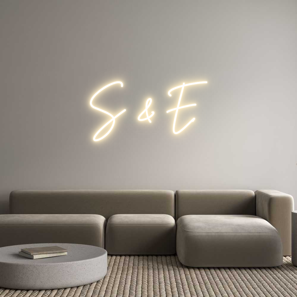 Custom Neon Sign Online Editor S & E