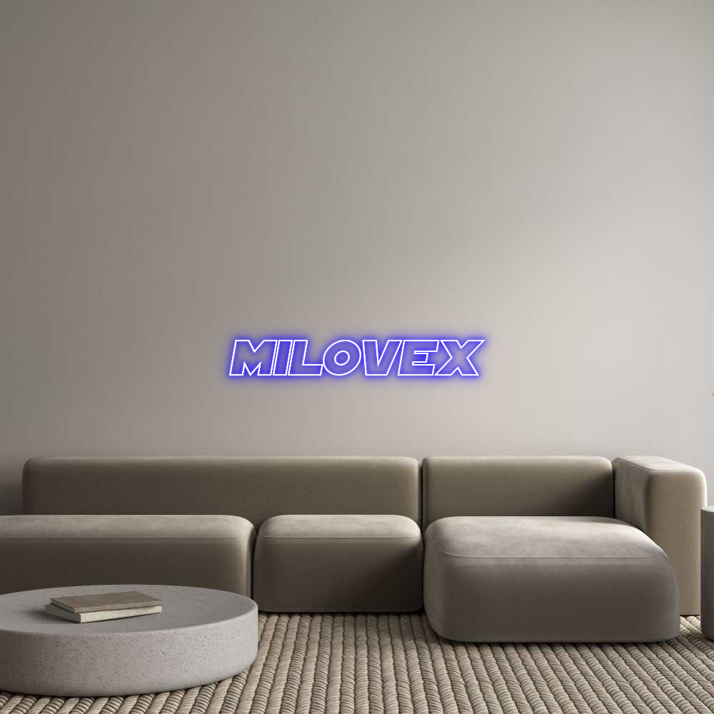 Custom Neon Sign Online Editor MILovex