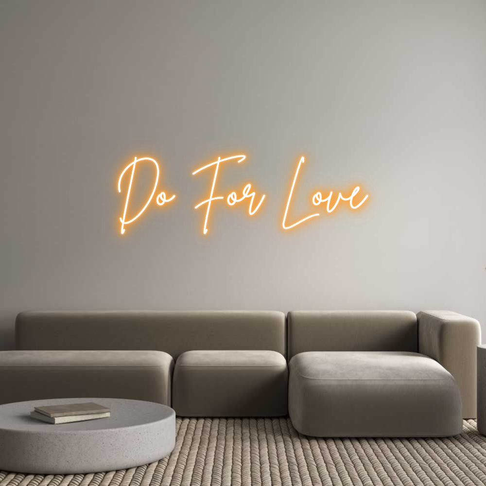 Custom Neon Sign Online Editor Do For Love