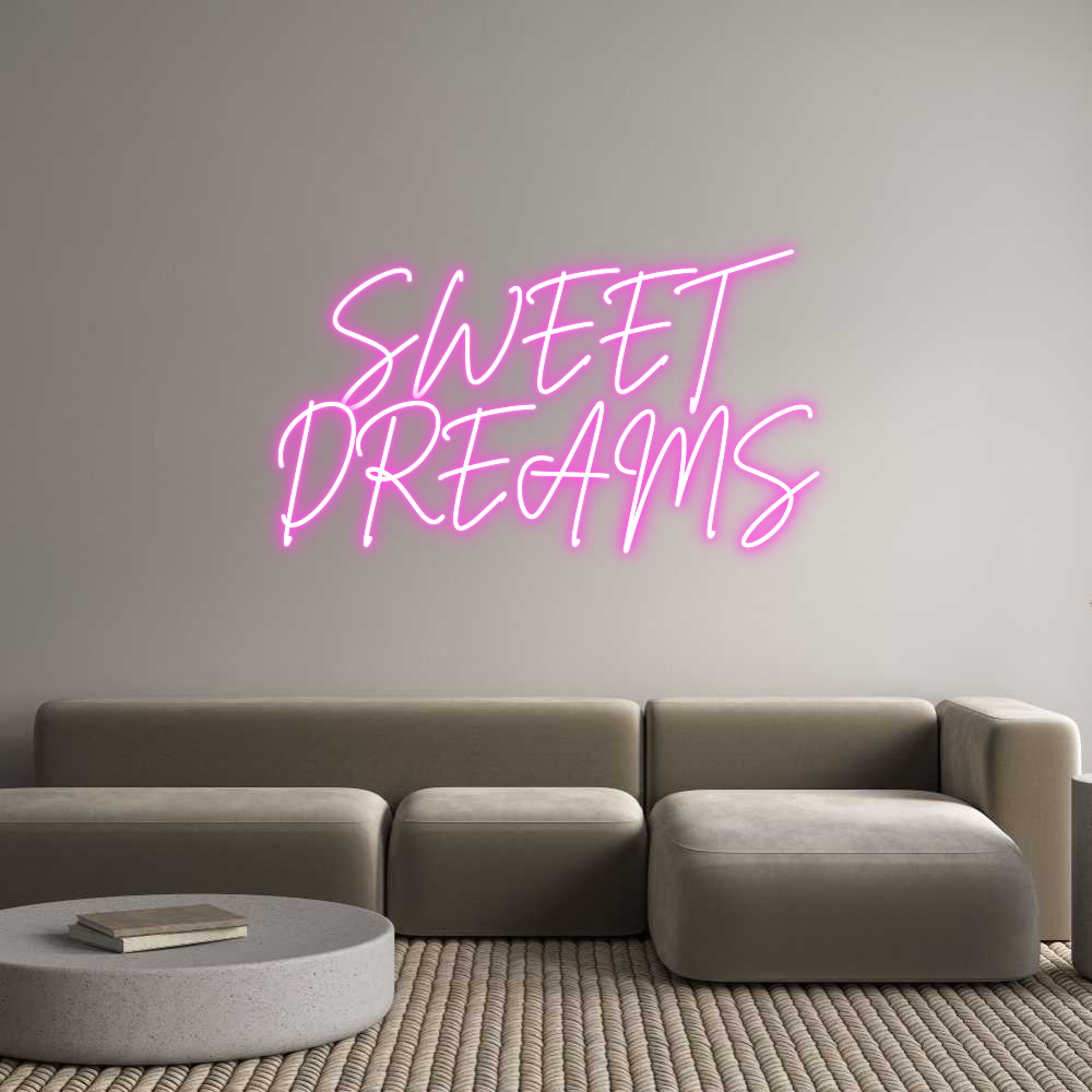 Custom Neon Sign Online Editor   SWEET 
DRE...