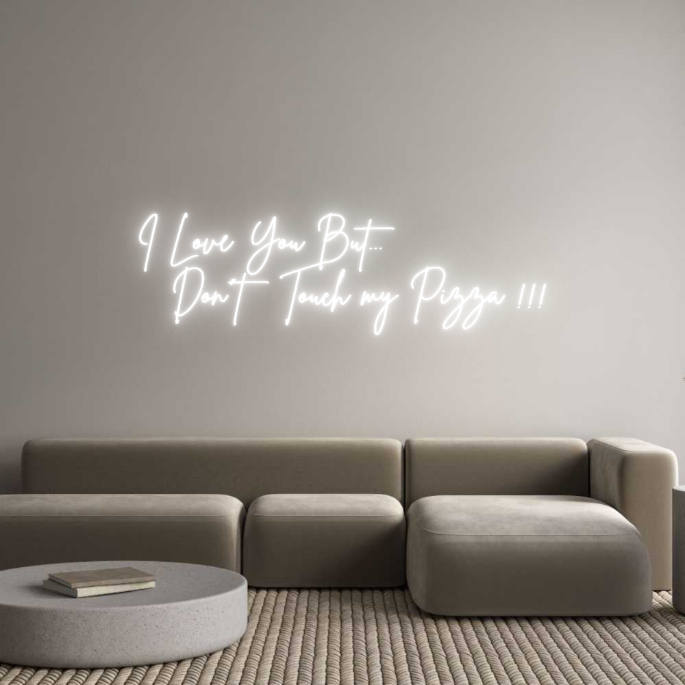Custom Neon Sign Online Editor I Love You Bu...