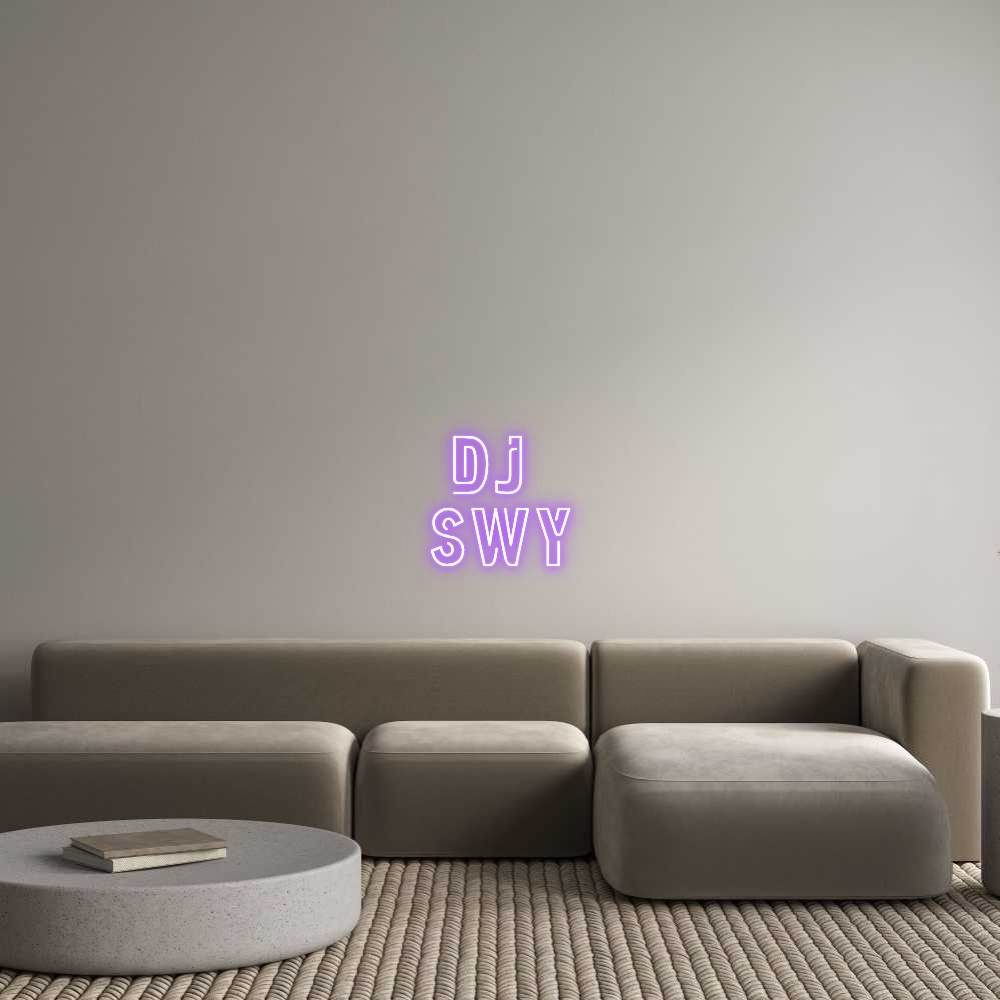 Custom Neon Sign Online Editor DJ 
SWY