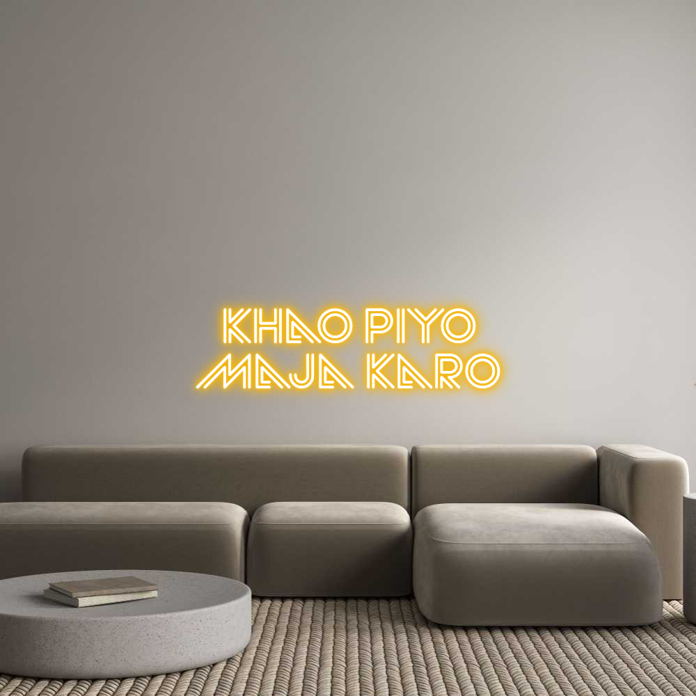 Custom Back Lit Neon Sign Online Editor Khao Piyo
Ma...