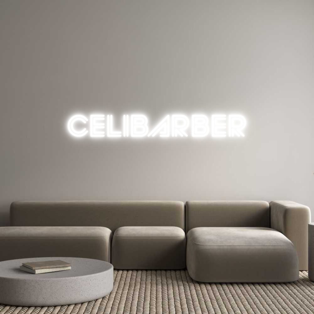Custom Neon Sign Online Editor CELIBARBER