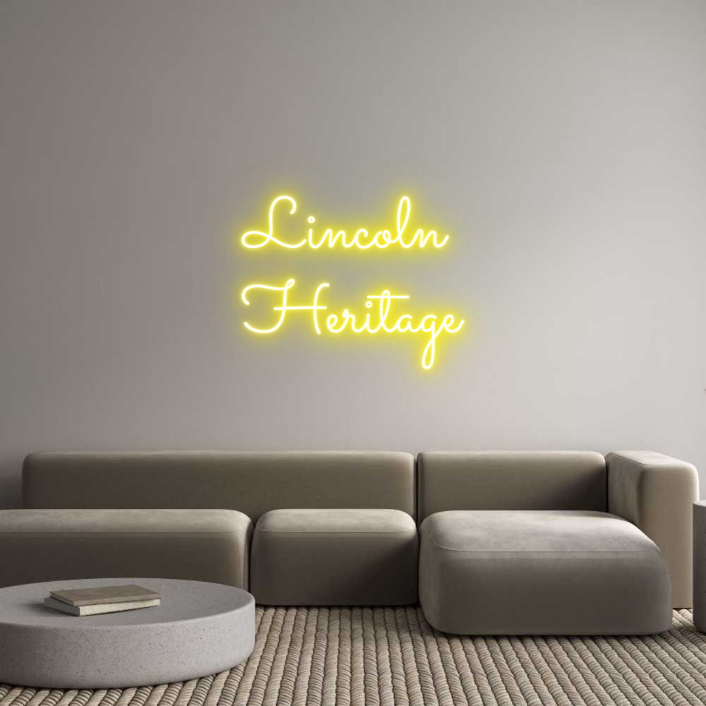 Custom Neon Sign Online Editor Lincoln 
Her...