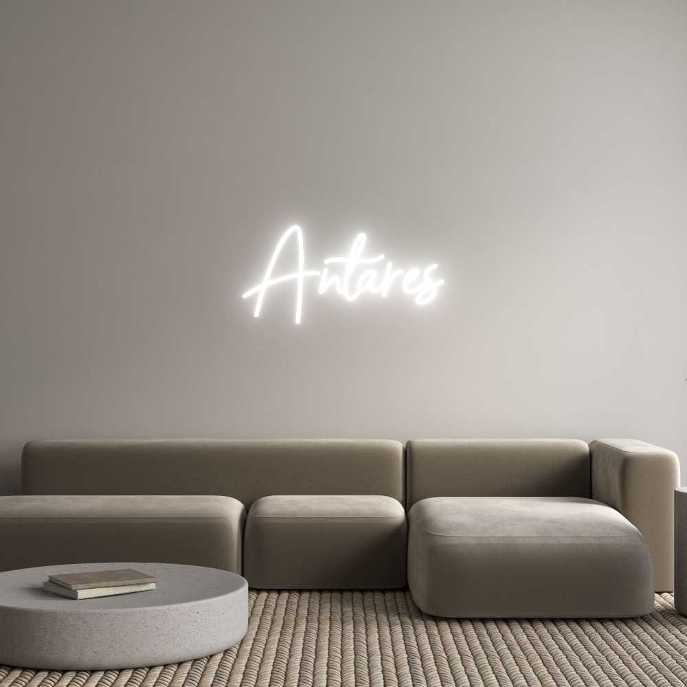 Custom Neon Sign Online Editor Antares