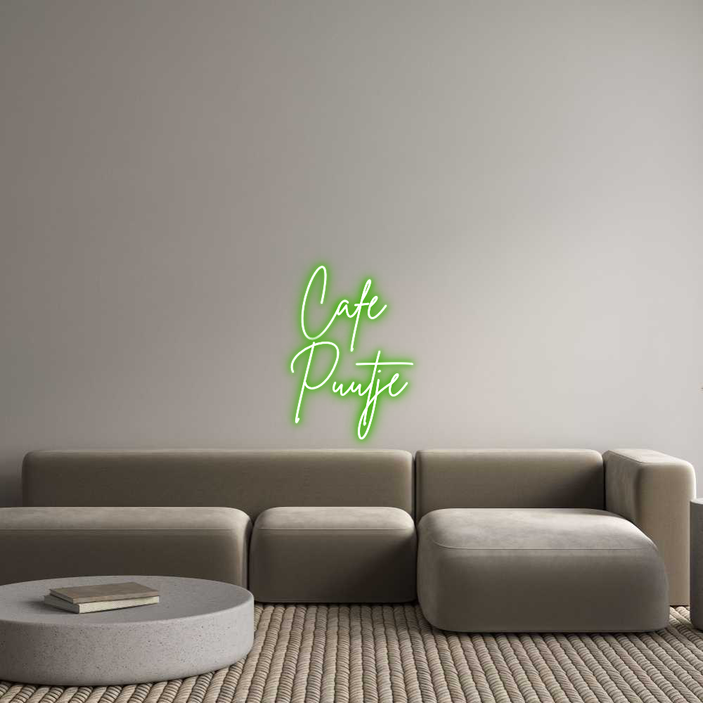 Custom Neon Sign Online Editor Café 
Puutje