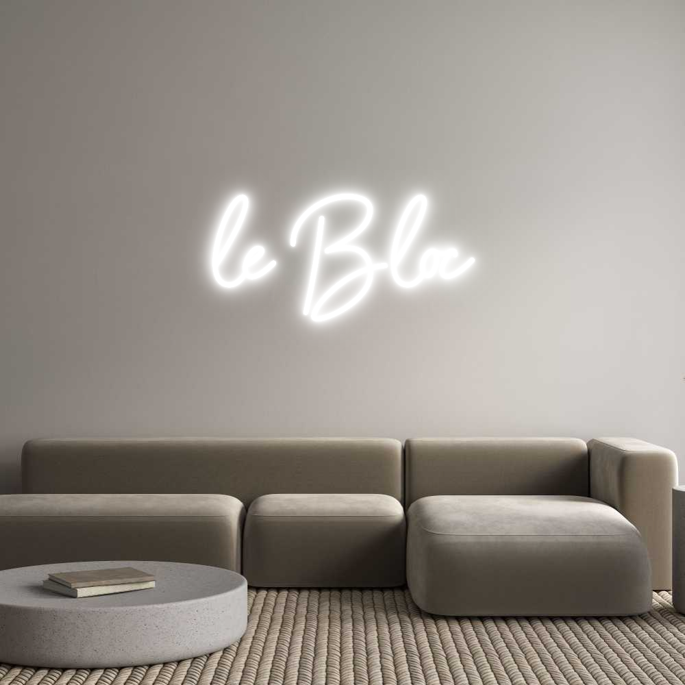Custom Neon Sign Online Editor le Bloc