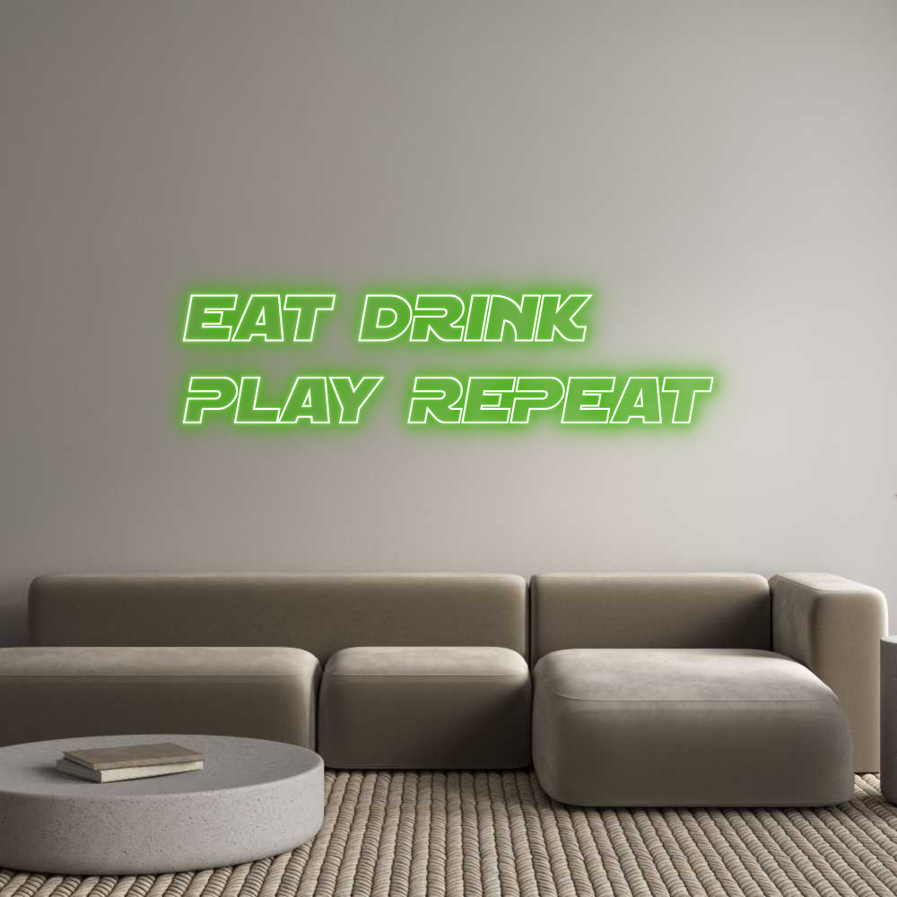 Custom Neon Sign Online Editor EAT DRINK
PL...