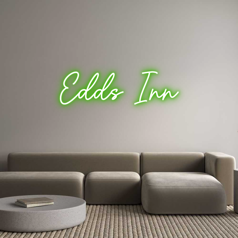 Custom Neon Sign Online Editor Edds Inn