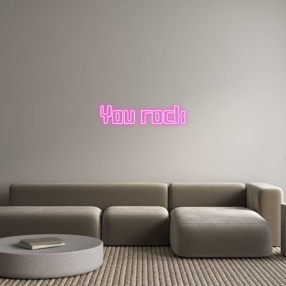 Custom Neon Sign Online Editor You rock