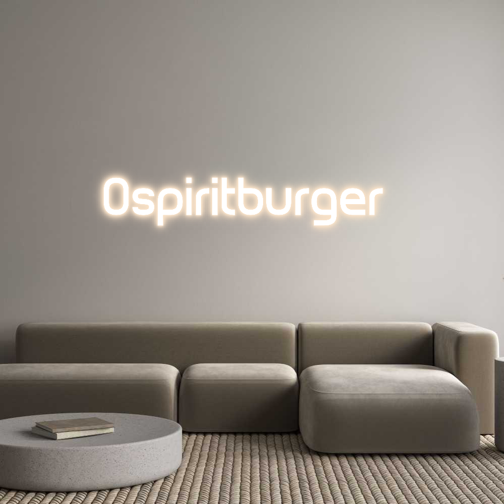 Custom Back Lit Neon Sign Online Editor Ospiritburger