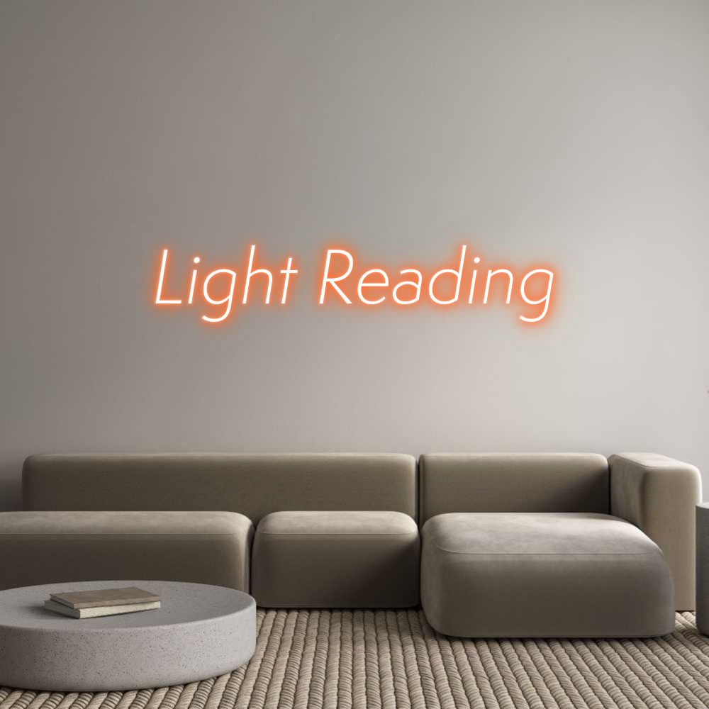 Custom Neon Sign Online Editor Light Reading