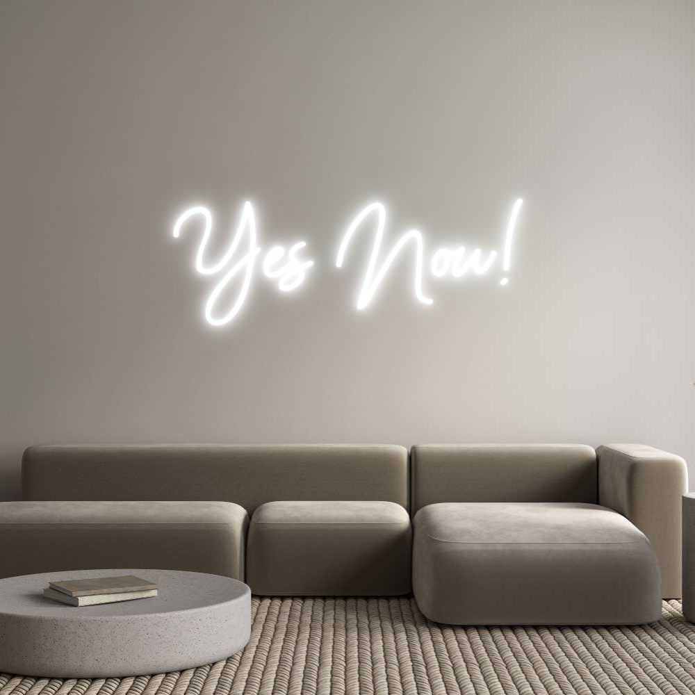 Custom Neon Sign Online Editor Yes Now!