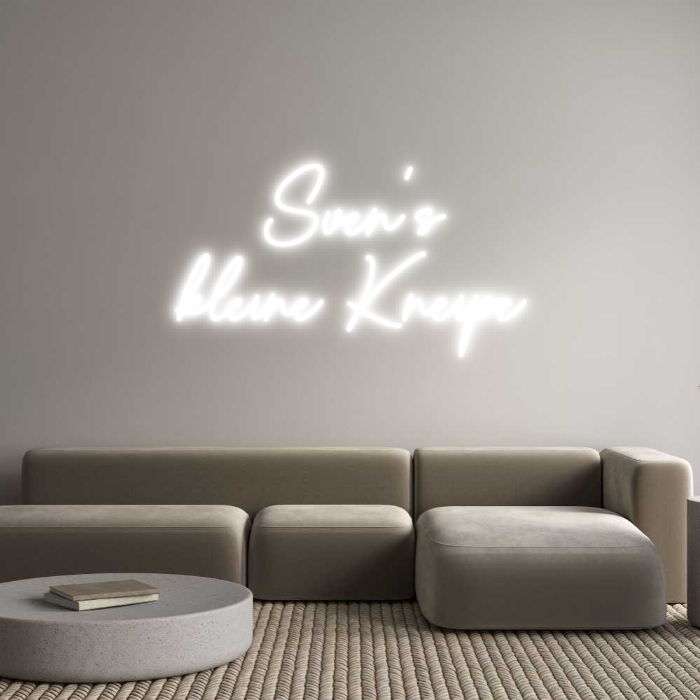 Custom Neon Sign Online Editor Sven's
klein...