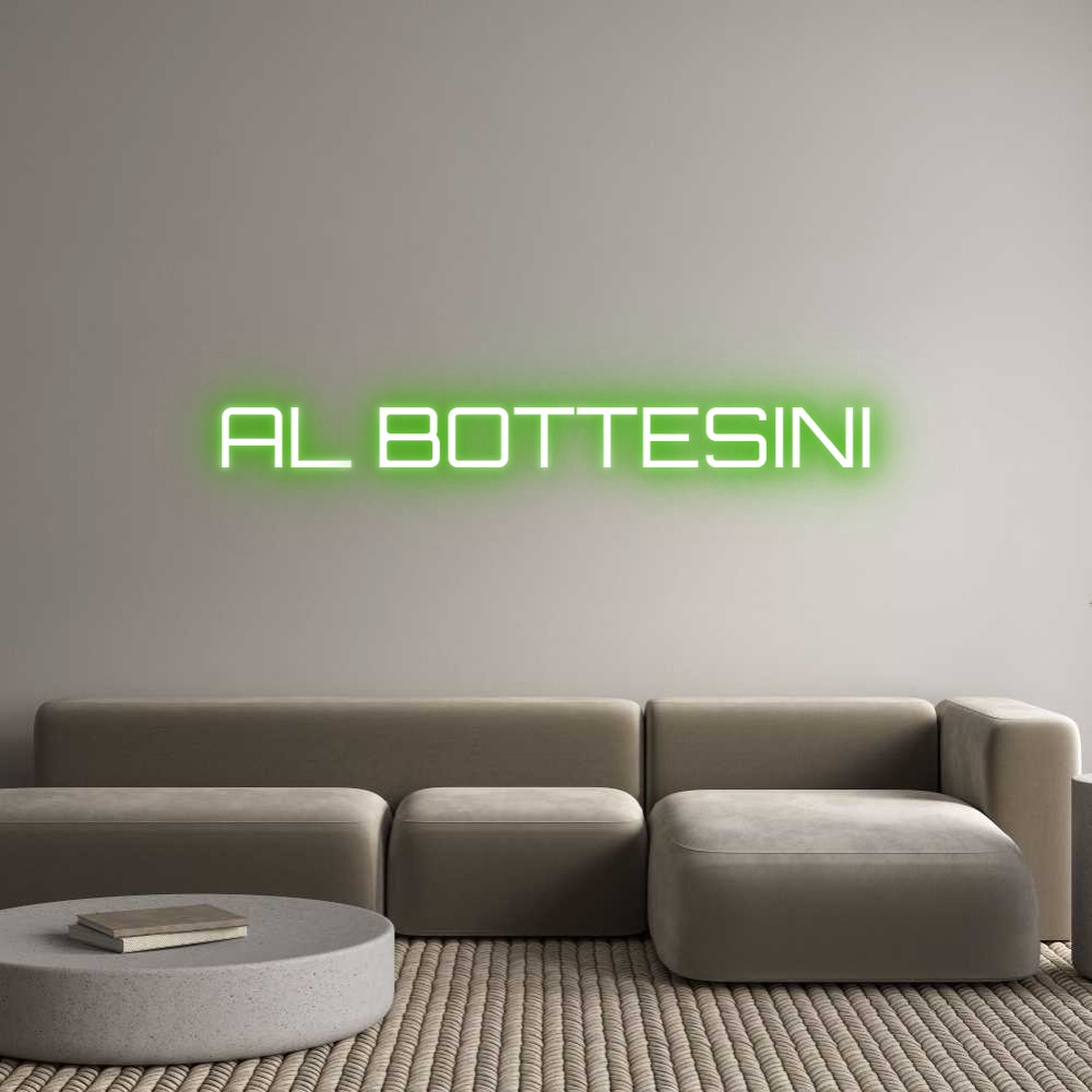 Custom Neon Sign Online Editor AL BOTTESINI