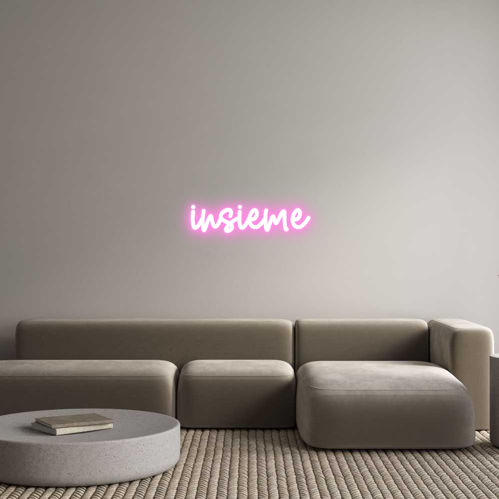 Custom Neon Sign Online Editor insieme