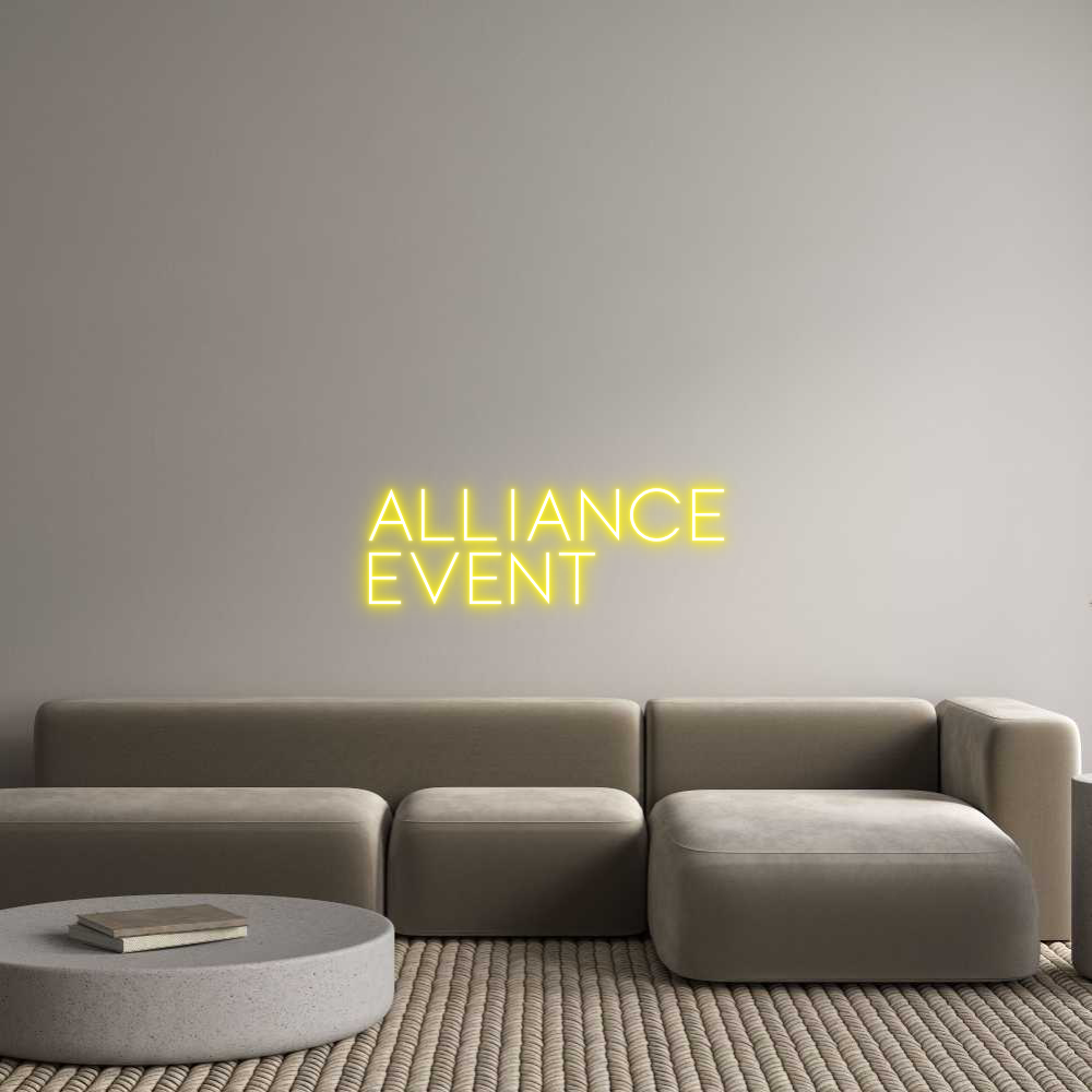 Custom Neon Sign Online Editor Alliance 
Ev...