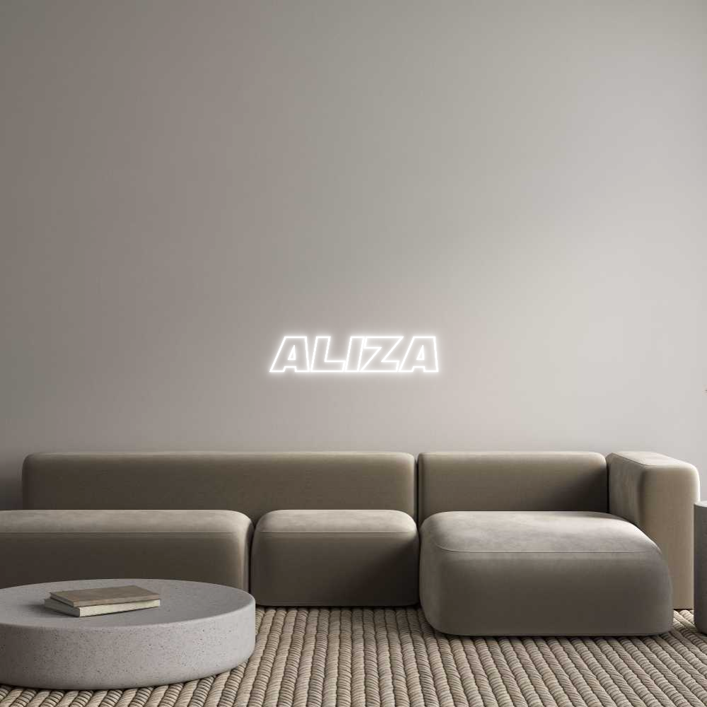 Custom Neon Sign Online Editor Aliza
