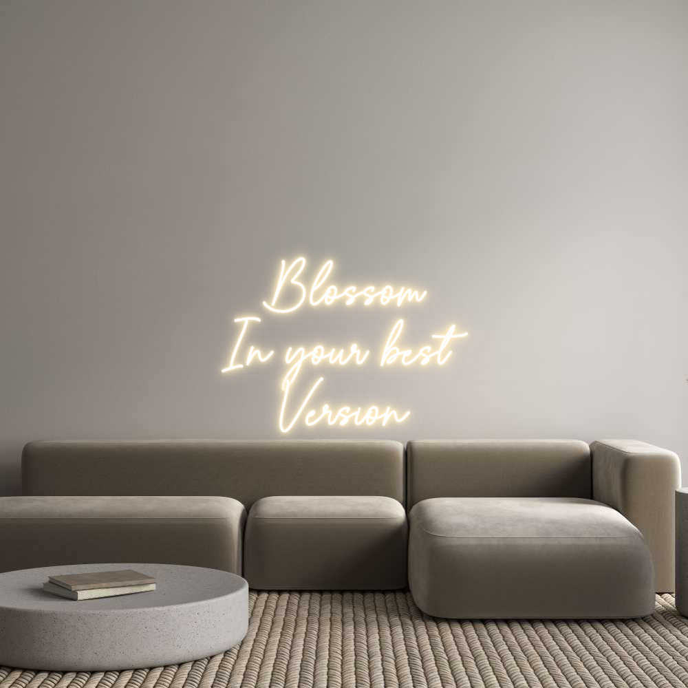 Custom Neon Sign Online Editor Blossom 
In ...