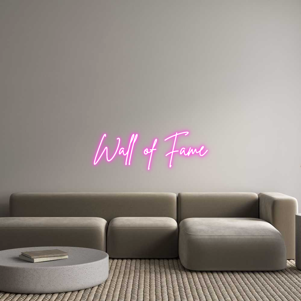 Custom Neon Sign Online Editor Wall of Fame