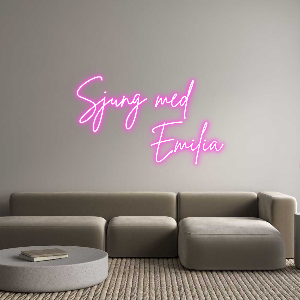 Custom Neon Sign Online Editor Sjung med
  ...