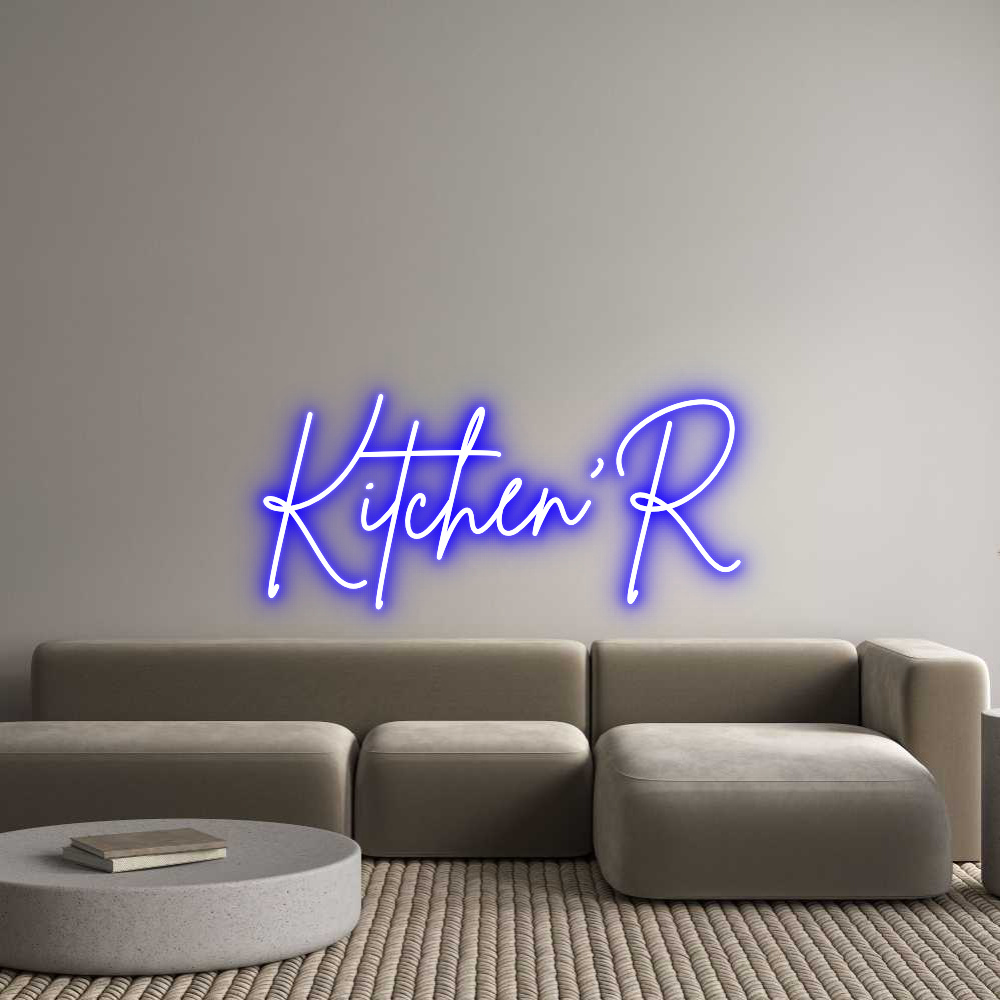Custom Neon Sign Online Editor Kitchen’R