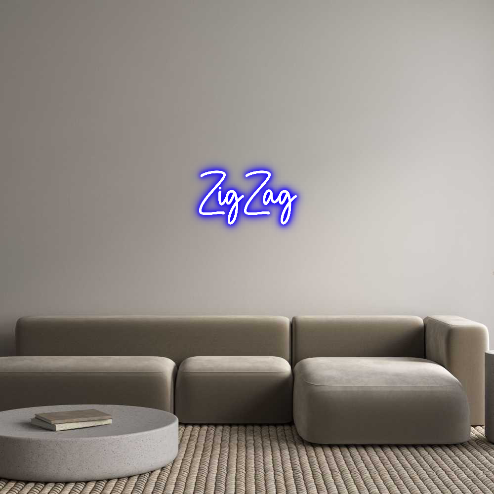 Custom Neon Sign Online Editor ZigZag