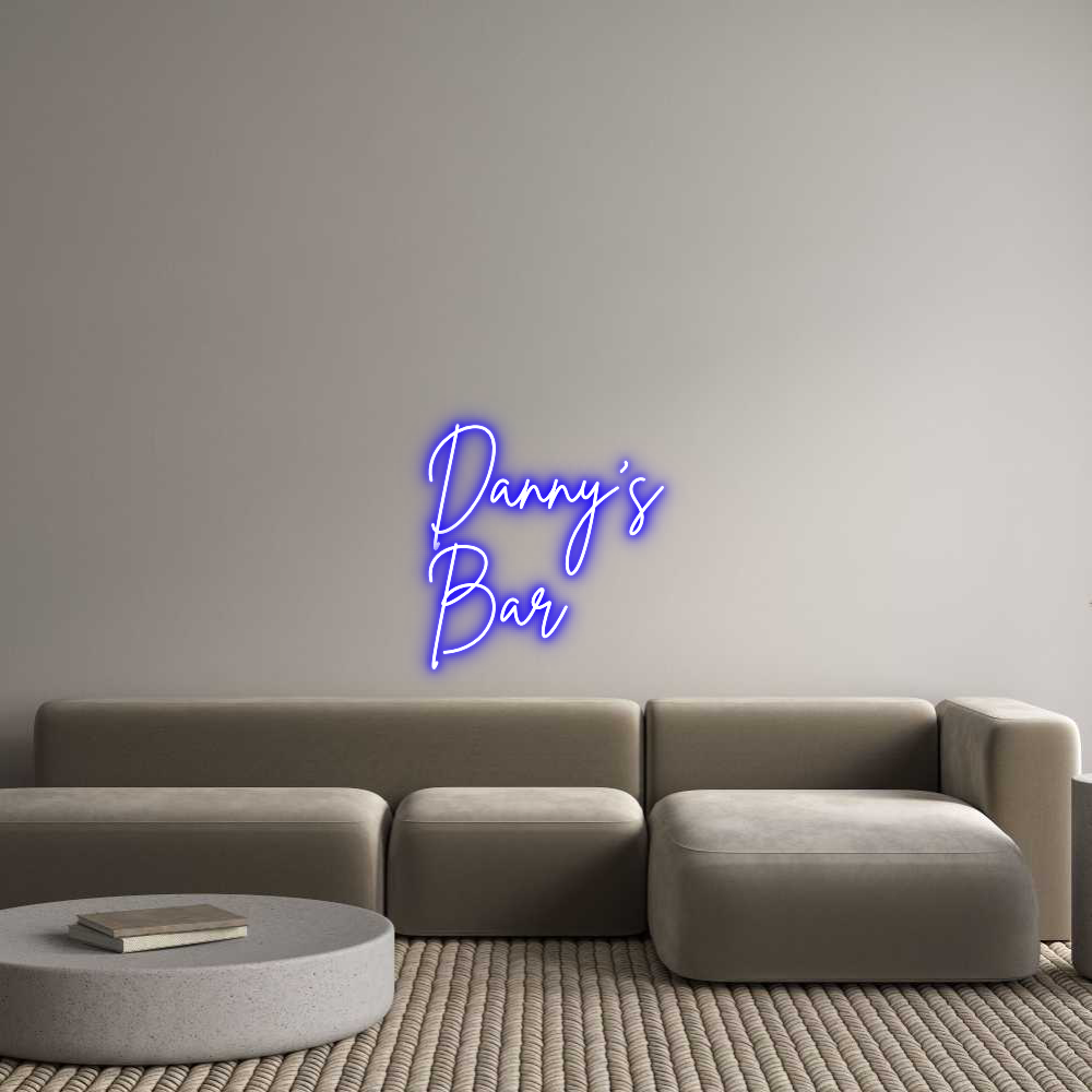 Custom Neon Sign Online Editor Danny’s 
Bar