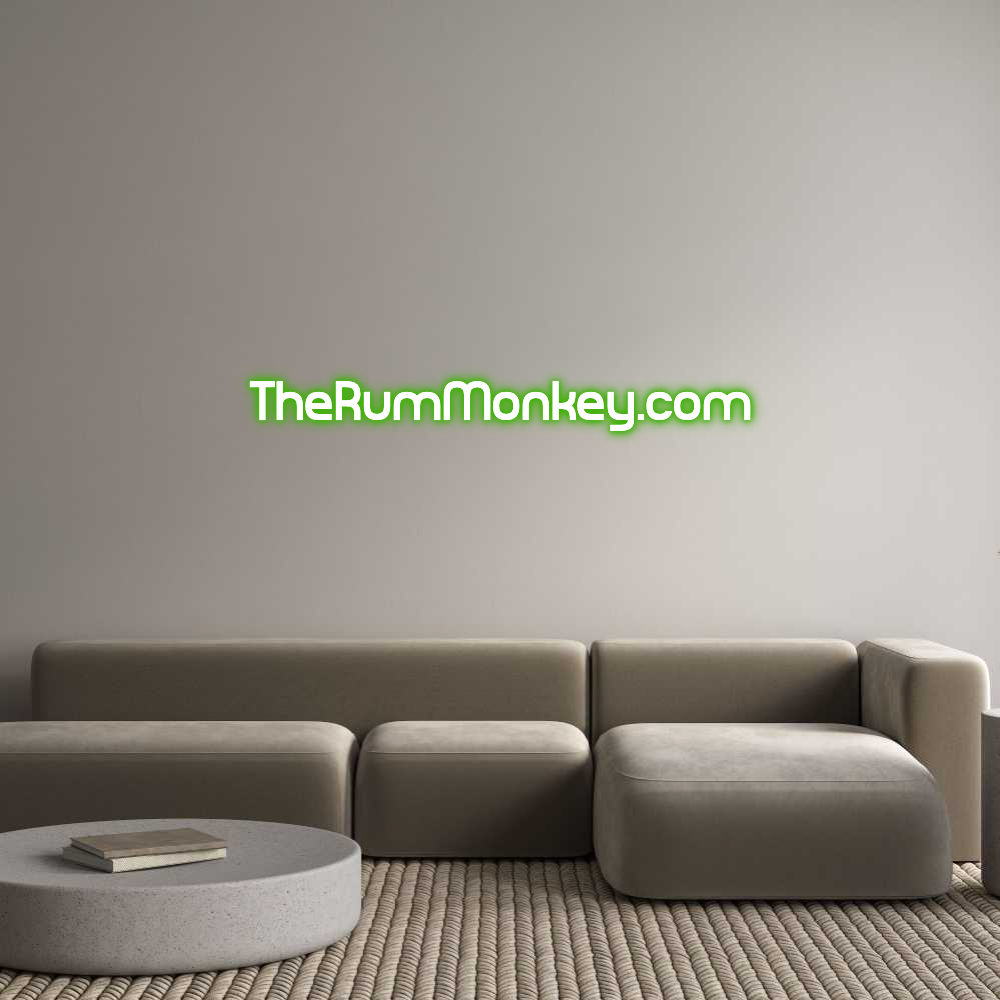 Custom Neon Sign Online Editor TheRumMonkey....