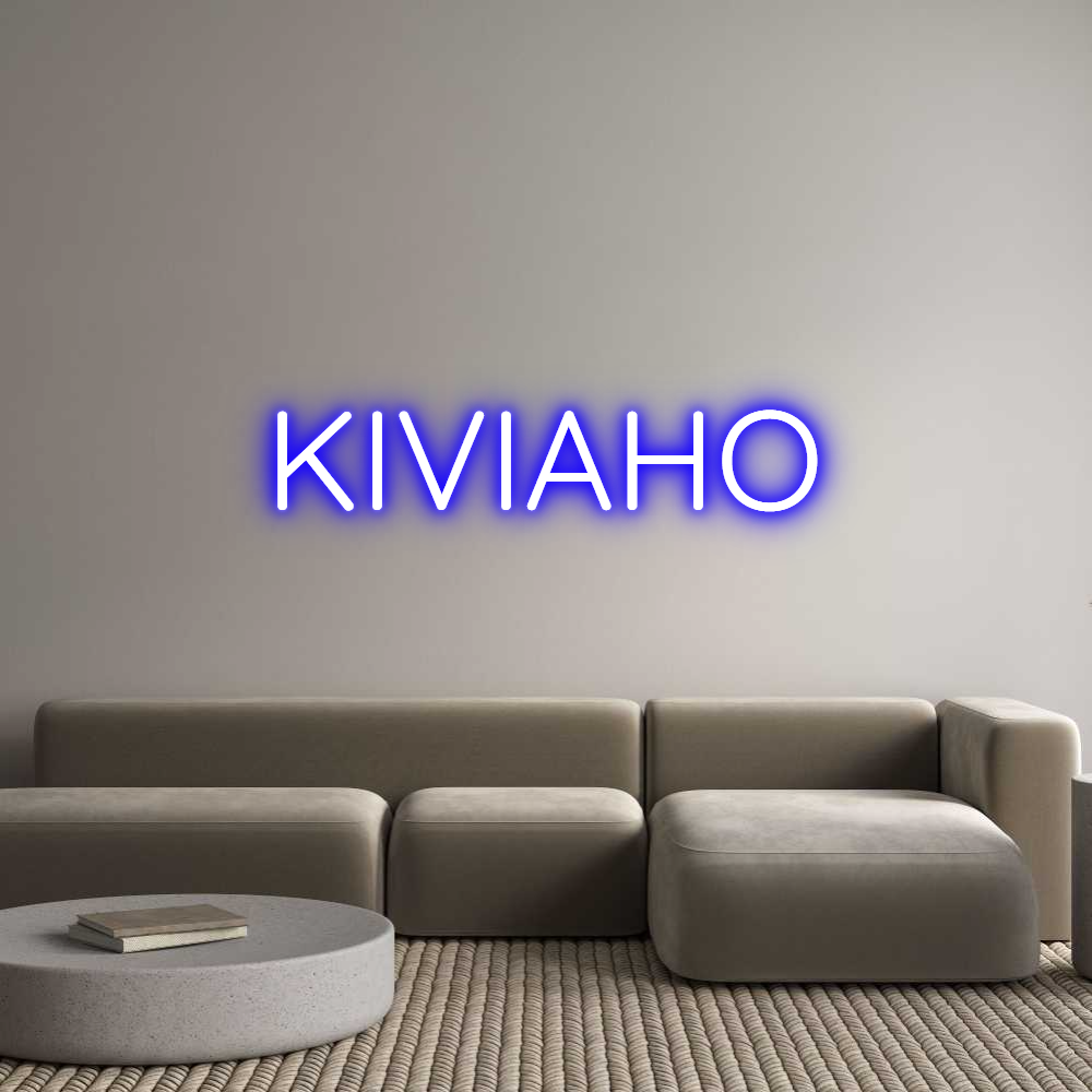 Custom Neon Sign Online Editor KIVIAHO