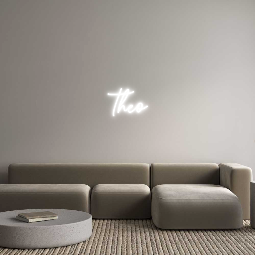 Custom Neon Sign Online Editor Theo