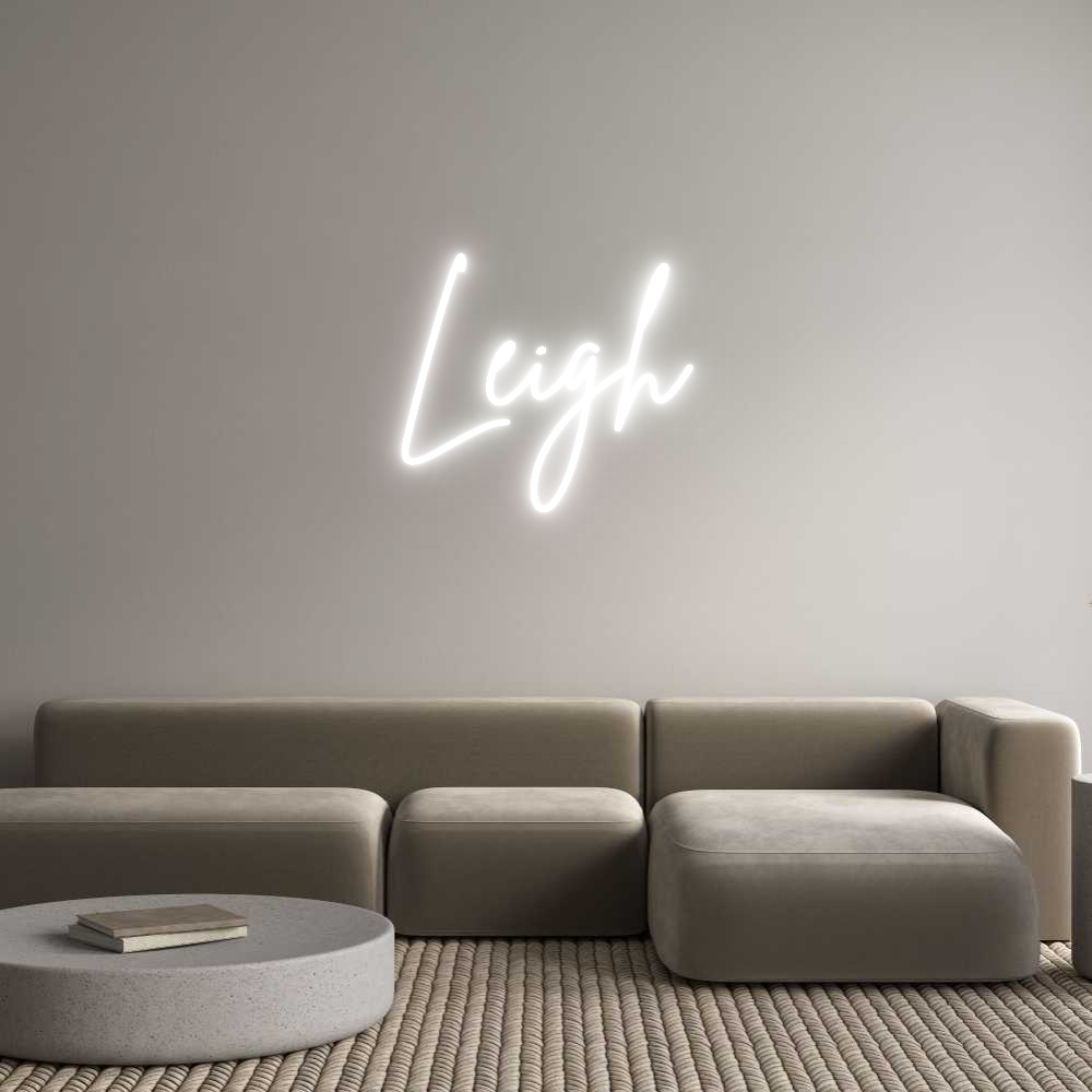 Custom Neon Sign Online Editor Leigh