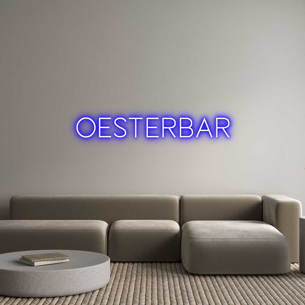 Custom Neon Sign Online Editor Oesterbar