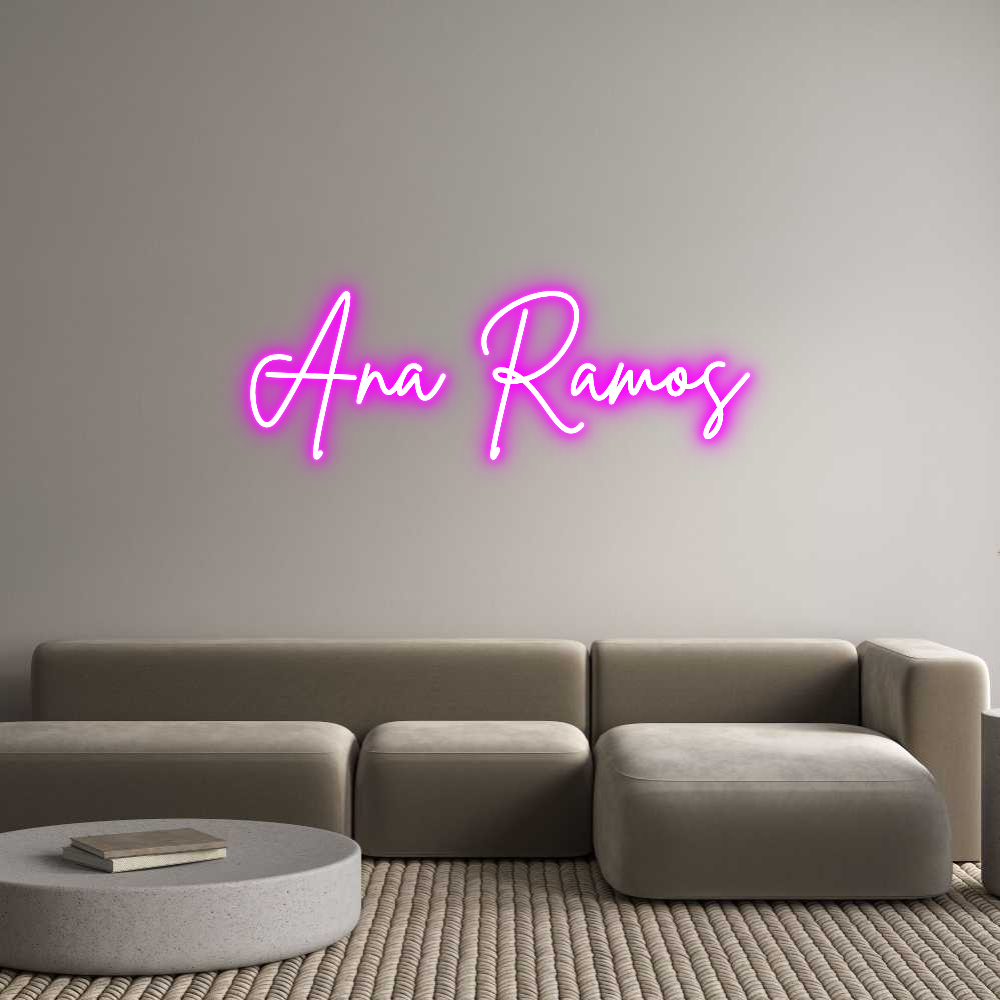 Custom Back Lit Neon Sign Online Editor Ana Ramos