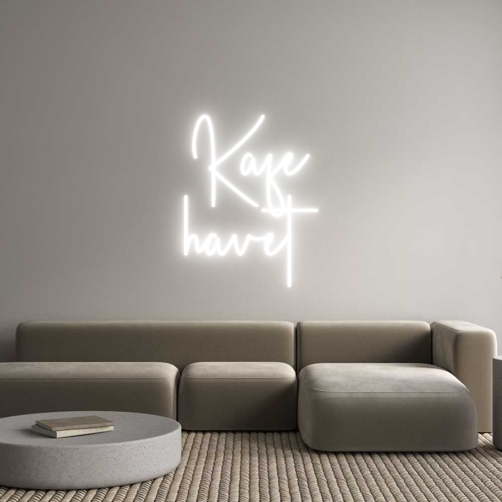 Custom Neon Sign Online Editor Kafe
havet