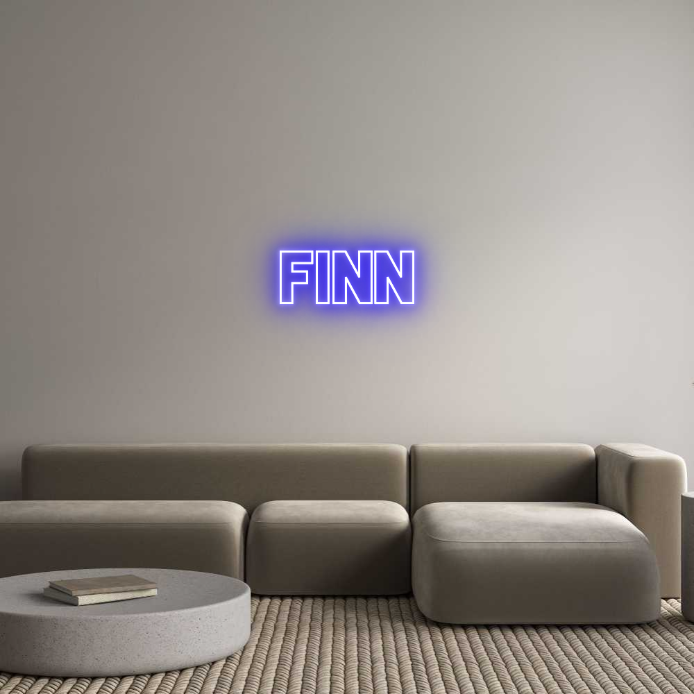 Custom Neon Sign Online Editor Finn