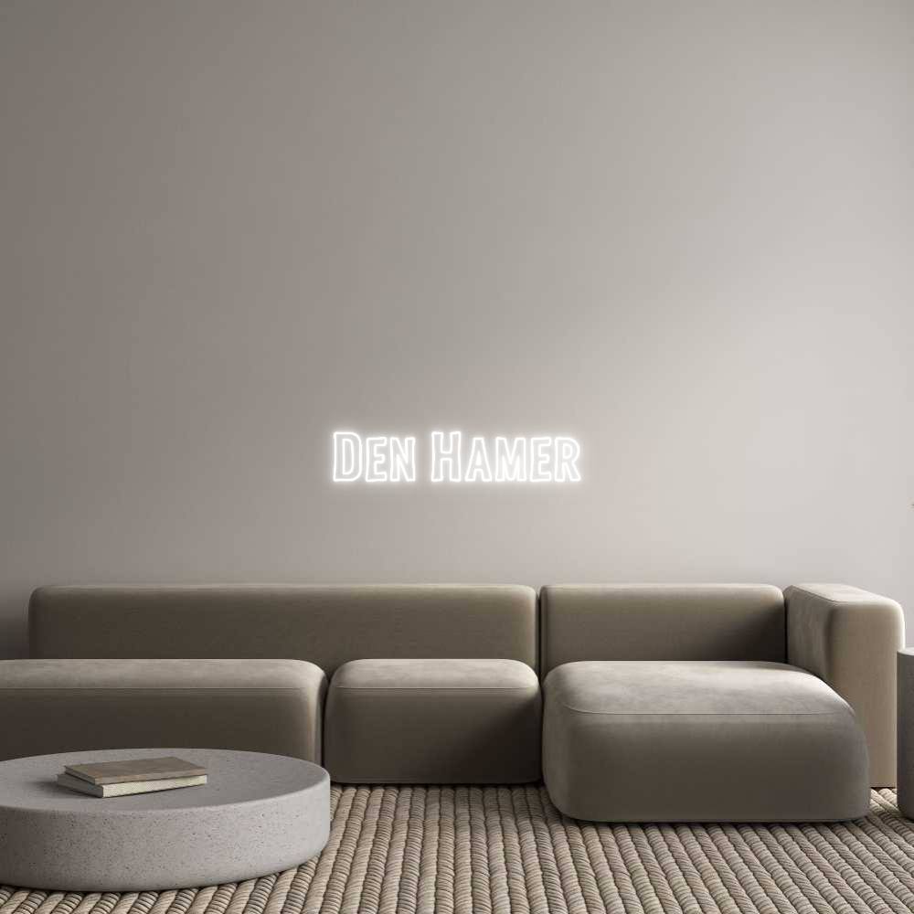 Custom Neon Sign Online Editor Den Hamer