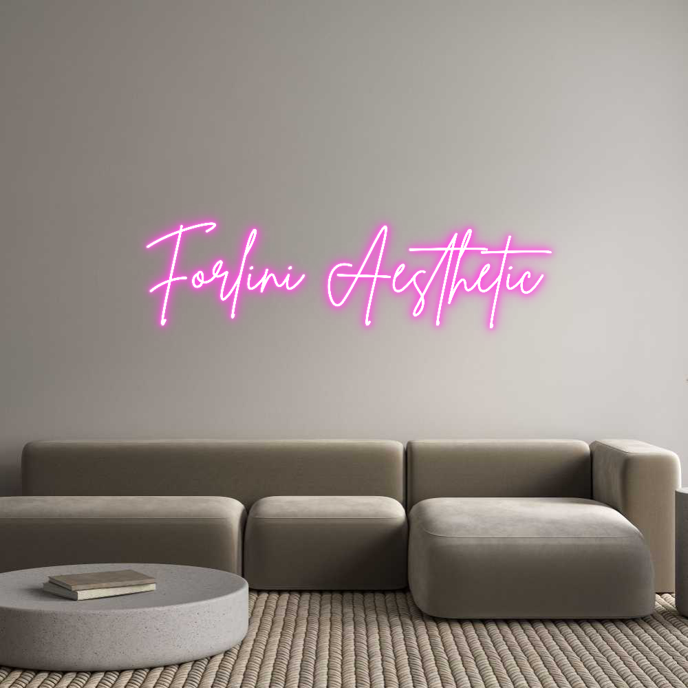 Custom Neon Sign Online Editor Forlini Aesth...