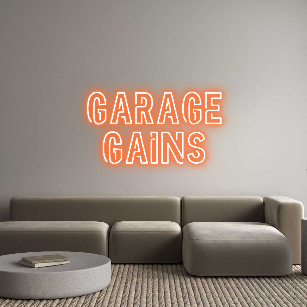 Custom Neon Sign Online Editor Garage
Gains